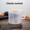 OuZhan 2500ml Measuring Cup Food Grade Large Capacity Good Seal Effect High Accuracy Leakproof