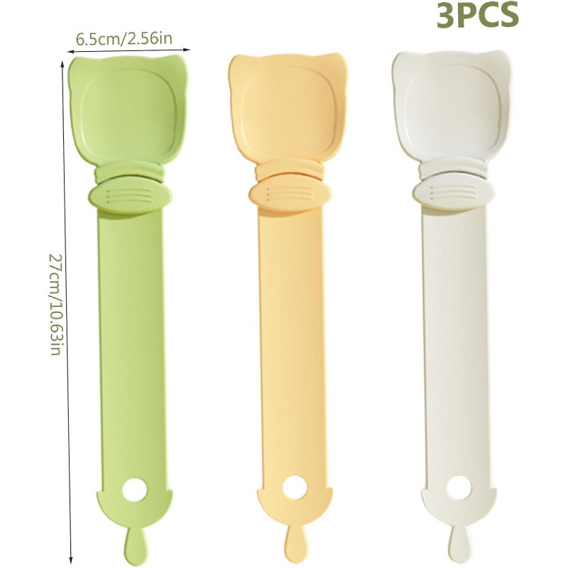 Cat Treat Spoon, 3 Pcs Food-grade Cat Wet Treat Dispenser Spoon For Squeezing Puree And Bisque Bar Cat Food [...]