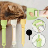 Cat Strip Snacks Feeder Spoon with Hooks Reusable Handheld Food Spoon Cat Supplies