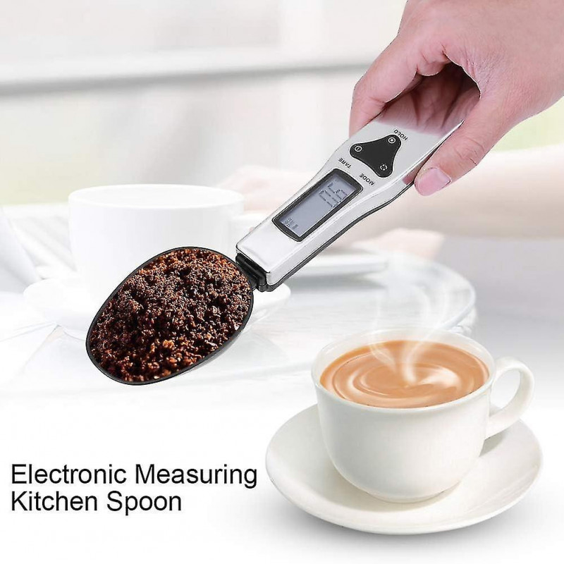 Dosing Spoon 500g Precise Portable Electronic Weighing Spoon Kitchen Scale for Spices Convenient Coffee Powder