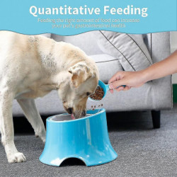 Sturdy Melamine Food Scoop For Dogs Cats Birds, Measuring Cup, Long Comfortable Handle