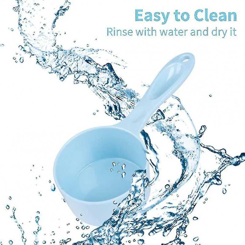 Sturdy Melamine Food Scoop For Dogs Cats Birds, Measuring Cup, Long Comfortable Handle