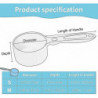 Sturdy Melamine Food Scoop For Dogs Cats Birds, Measuring Cup, Long Comfortable Handle