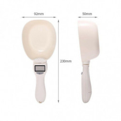 Cuillère doseuse pour chien Cuillère de pesage avec écran LCD adapté pour chien chat lapin
