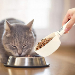 Pet Food Measuring Spoon Dog Food Measuring Cup, Digital Scale Spoon Removable Cup Feeding Bowl For Measuring Pet [...]