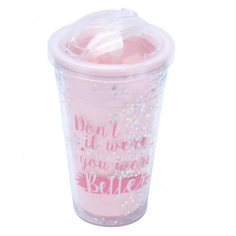 Gobelet d’eau Portable en plastique inoffensif 360 Couvercle d’étanchéité avec paille Grande Capacité Gobelet à [...]