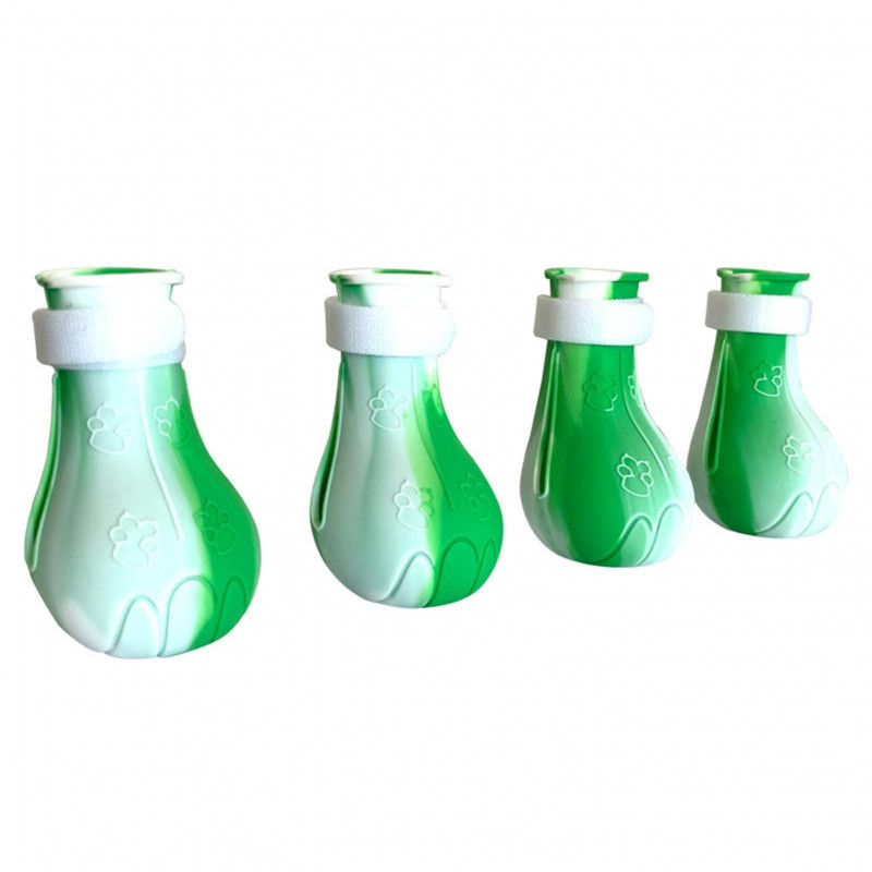 4Pcs Cat Claw Cover Soft Anti-Scratch Silicone Pet Cat Kitten Bath Paw Cover Boot Pet Supplies Mengxi