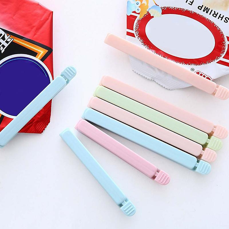 5pcs Food Storage Bag Sealer Clips Snack Sealing Clamp Home Kitchen Supplies