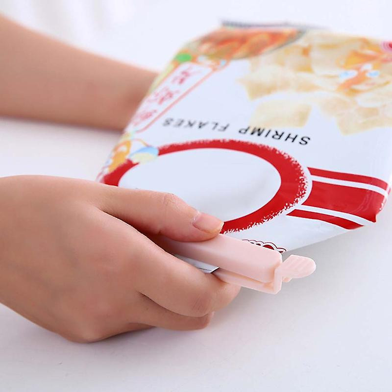 5pcs Food Storage Bag Sealer Clips Snack Sealing Clamp Home Kitchen Supplies