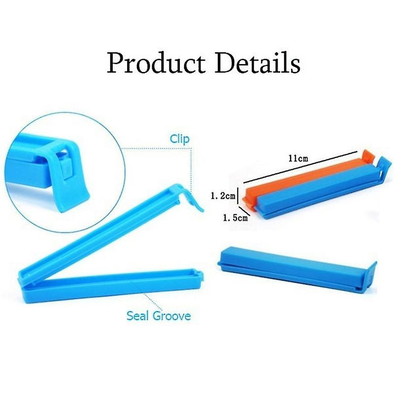 10pcs Kitchen Storage Snack Food Seal Sealing Bag Clip Sealer Clamp Plastic Tool