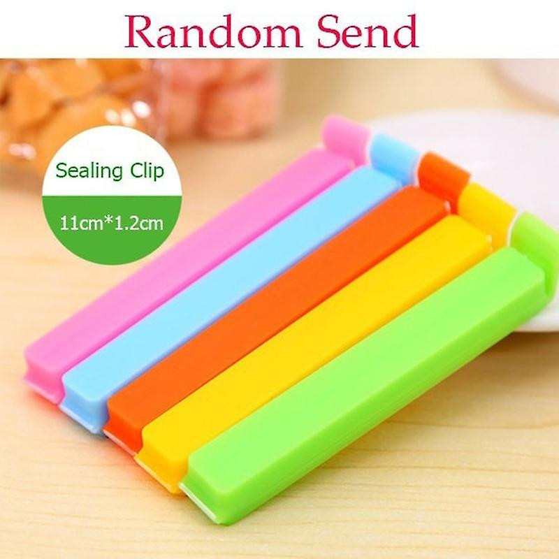 10pcs Kitchen Storage Snack Food Seal Sealing Bag Clip Sealer Clamp Plastic Tool