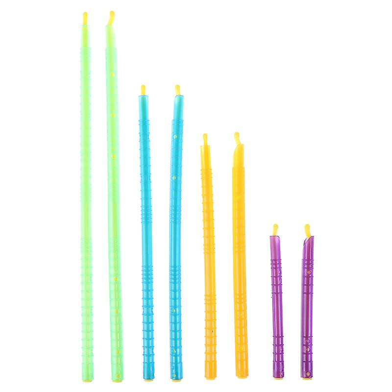 8pcs Useful Plastic Bag Clip Seal Stick Storage Bar Storage Bag Sealer Clamp