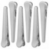 6pcs Stainless Steel Food Storage Bag Sealer Sealing Clip Kitchen Home Clamp Tools