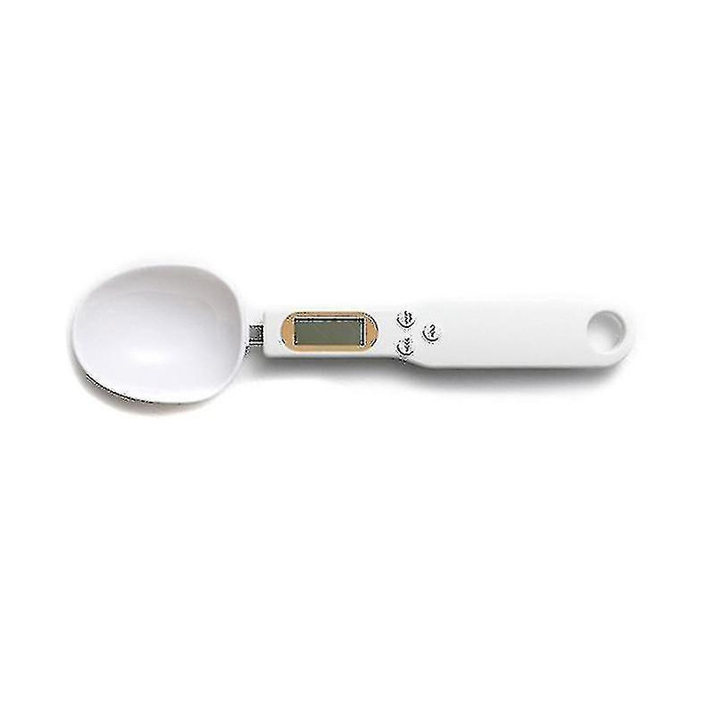 Tea Powder Electronic Spoon Weighing Handheld Digital Lcd Display Spoon Scalewhite