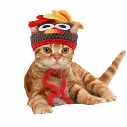 Pet Turkey Hat Mignon Pet Cat Dog Bijoux Fête Chapeau Petit