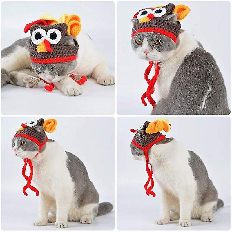 Pet Turkey Hat Mignon Pet Cat Dog Bijoux Fête Chapeau Petit