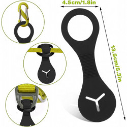 Dog Poop Bag Holder, Dog Leash Waste Bag Holder Silicone Dog Poop Bag Dispenser For Dog Walking Bike Accessory [...]