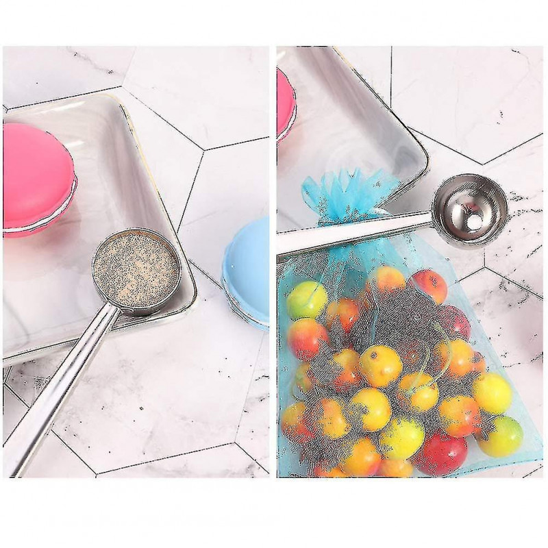 Coffee Measuring Spoon Sealing Clip, Coffee Bag Clip Stainless Steel Ground Coffee Coffee Scoop Spoon With Bag [...]