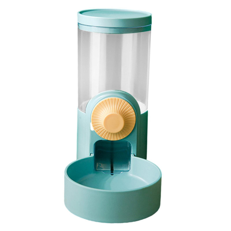 Mangeoire automatique pour chat pour produit d’alimentation alimentaire sèche pour chaton chiot lapin vert