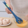 3 In 1 Food Clip & Egg Whisk Food-grade Material Ligthweight Food Clip For Eggs And Noodles