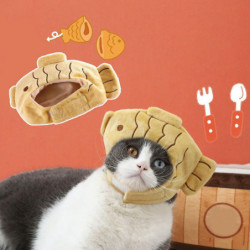 ZHOUBA Pet Hat Attractive Adorable Cotton Cartoon Sushi Shape Pet Cat Dog Headwear Pet Supplies ZHOUBA Pet Hat Attractive Adorable Cotton Cartoon Sushi Shape Pet Cat Dog Headwear Pet Supplies