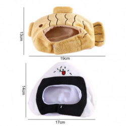 ZHOUBA Pet Hat Attractive Adorable Cotton Cartoon Sushi Shape Pet Cat Dog Headwear Pet Supplies ZHOUBA Pet Hat Attractive Adorable Cotton Cartoon Sushi Shape Pet Cat Dog Headwear Pet Supplies