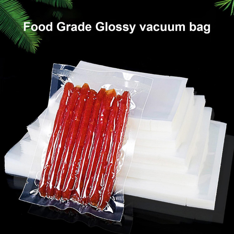 100Pcs/Set Sealing Bag Large Capacity PET Thick Compatible Food Storage Pouch Kitchen Supplies