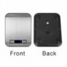 Food Weighing LCD Digital Kitchen Scale Measuring Stainless Steel High Accuracy