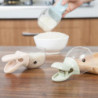 Food Scoop Clip Essential Creative Duck Mouth Shape Transparent Cat Dog Food Shovel for Sealing