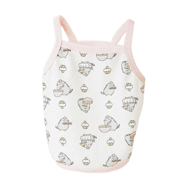 ZHOUBA Cartoon Pet Vest Summer Dog Sling Top Soft And Adorable Sun Protection Clothes Pet Supplies