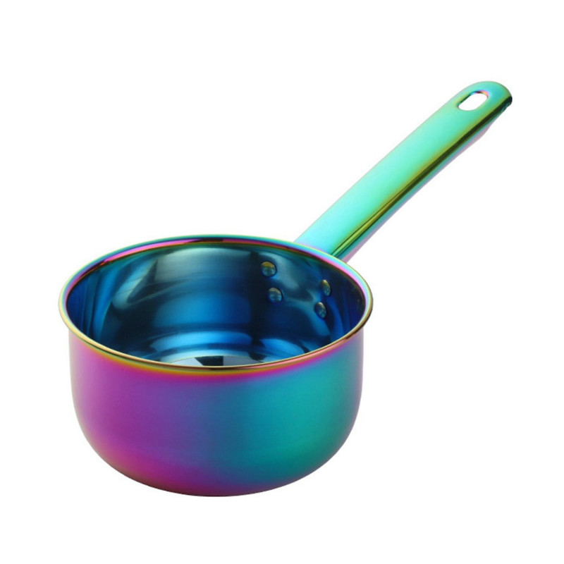 ZHOUBA 1L Slip-resistant Water Scoop Stainless Steel Large Capacity Bathing Ladle for Household