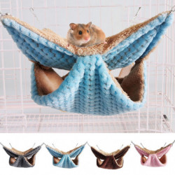 Big Space Double Layer Chain Straps Hanging Pet Sleeping Bag Winter Fleece Solid Color Small Pet Ham Big Space Double Layer Chain Straps Hanging Pet Sleeping Bag Winter Fleece Solid Color Small Pet Ham