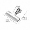 3pcs Bills Sealing Bag Clip Chips Snack Durable For Food T Shape Stainless Steel