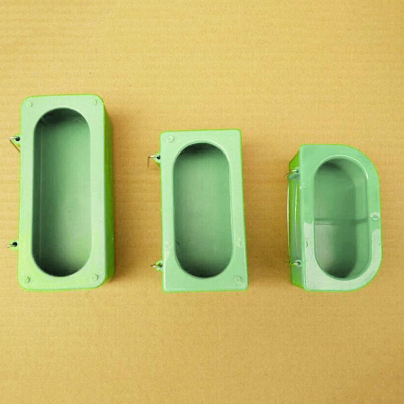 ZHOUBA Pet Parrot Bird Cage Mini Plastic Food Water Feeder Bowl Bathing Feeding Cup
