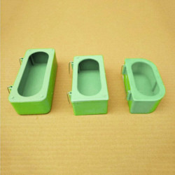 ZHOUBA Pet Parrot Bird Cage Mini Plastic Food Water Feeder Bowl Bathing Feeding Cup ZHOUBA Pet Parrot Bird Cage Mini Plastic Food Water Feeder Bowl Bathing Feeding Cup
