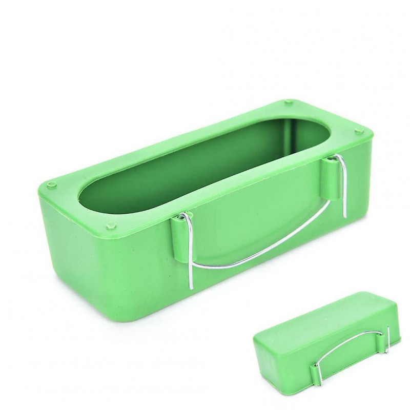 ZHOUBA Pet Parrot Bird Cage Mini Plastic Food Water Feeder Bowl Bathing Feeding Cup