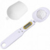 LINJOU Kitchen Portable LCD Spoon Scale for Coffee Baking Cooking Spices Flour 500g/0.1g (White)