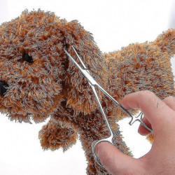 Dog Cat Ear Cleaning Forceps Pliers - Steel Pet Clamp Tweezers Haemostatic Tool Dog Cat Ear Cleaning Forceps Pliers - Steel Pet Clamp Tweezers Haemostatic Tool