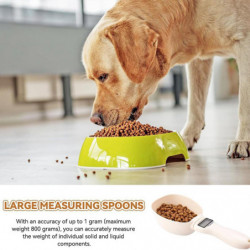 Pet Food Measuring Scoop Scale, Kitchen Digital Food Measuring Spoon, Precise Dog Food Measuring Scooper, Measure [...]