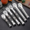 Thickened Stainless Steel Food Clip Food Clip Bread Clip Baking Utensils Kitchen Supplies Three-w