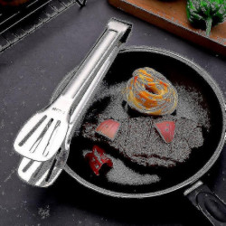 Thickened Stainless Steel Food Clip Food Clip Bread Clip Baking Utensils Kitchen Supplies Three-w