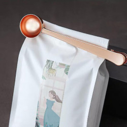 2 en 1 Acier inoxydable Café Cuillère Cuillère Clip d’étanchéité Argent Accessoires de cuisine avec clip [...]