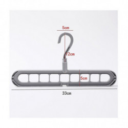 Space Saving Hangers, 4 Pcs Rotate Anti Skid Clothes Organizer(4 Colors)