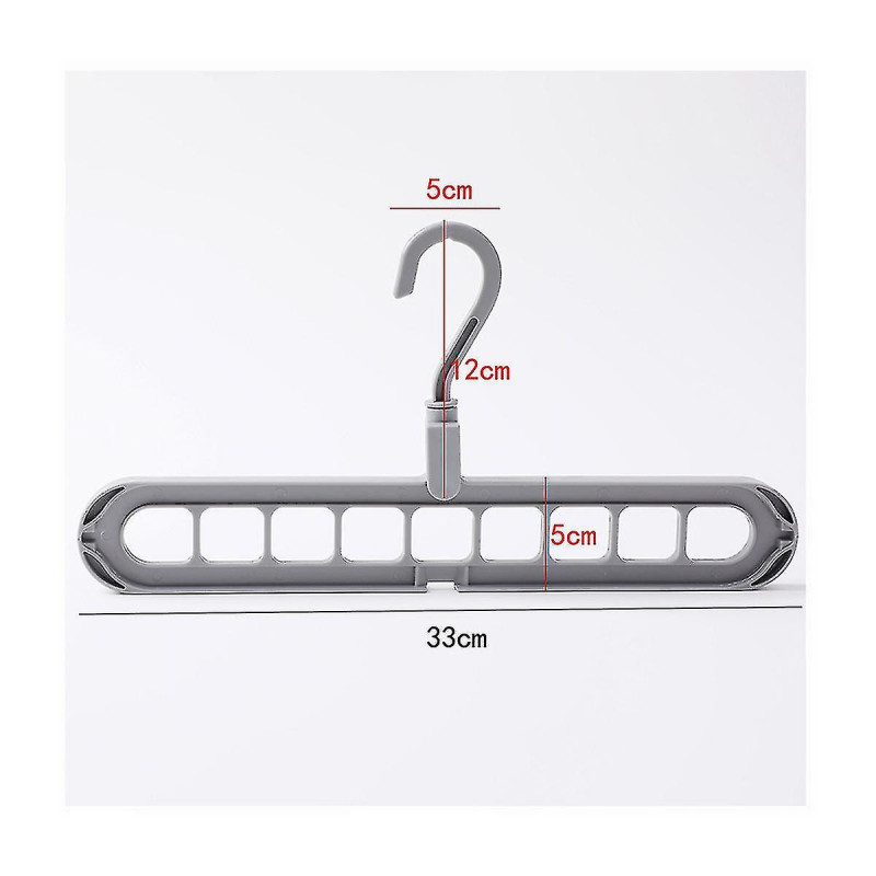 Space Saving Hangers, 4 Pcs Rotate Anti Skid Clothes Organizer(4 Colors)