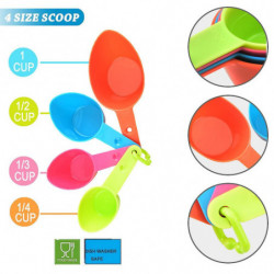 Dog Food Scoop Plastic Measuring Scoops for Dog, Cat and Bird Food