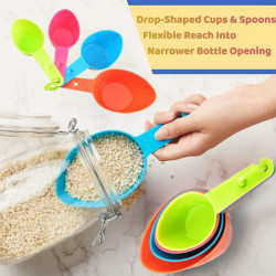 Dog Food Scoop Plastic Measuring Scoops for Dog, Cat and Bird Food