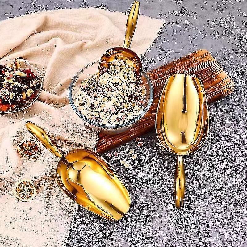 31cm Stainless Steel Scoop Ice, Dog Cat Food