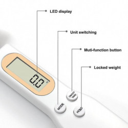 NS-S3 Portable Kitchen Measuring Spoon Food Scale Multi-Function Electronic Digital Spoon Scale with