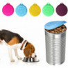 5 Pcs Pet Dog Cat Food Can Cover Pet Self-sealingreusable Pet Food Lids, Environmentally Friendlycolor Random
