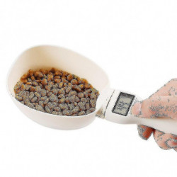 800g / 1g Pet Food Scale Cup pour chien Cat Feeding Bowl Kitchen Scale Spoon Feeding H A 800g / 1g Pet Food Scale Cup pour chien Cat Feeding Bowl Kitchen Scale Spoon Feeding H A